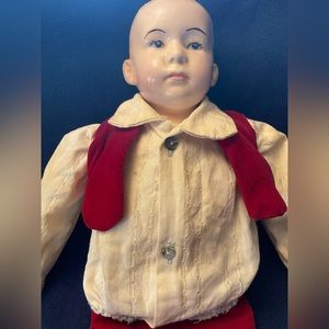 Antique Victorian Porcelain ￼German Doll Signed By E. Swift